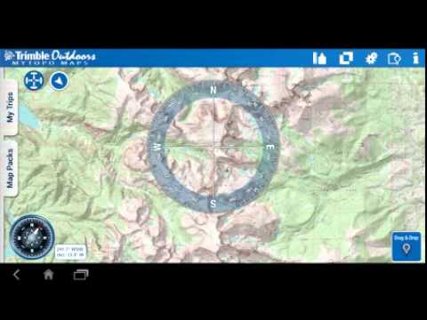 MyTopo Maps for Android Tutorial: The Digital Compass