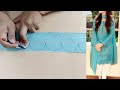 Kurti Ghera Design with Cutwork | Beautiful Kurti Design making | Reet Designs