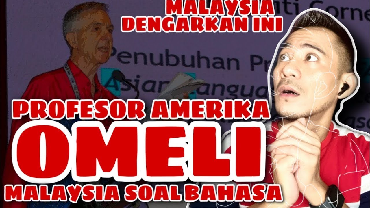APA BENAR ‼️ PROFESOR AMERIKA SERIKAT ‘SEKOLAHKAN’  MALAYSIA SOAL BAHASA MELAYU AGAR BERKEMBANG😱