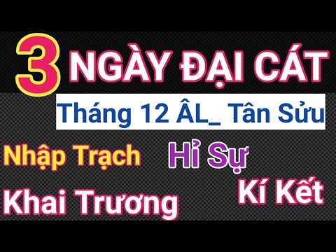 Lịch Ngày Tốt Tháng 12 Âm Lịch Năm 2021| Khai Trương, Cưới Hỏi, Động Thổ..|Cậu Thành Tử Vi_ Tướng Số