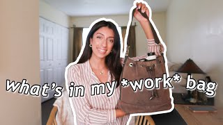 WHAT'S IN MY *WORK* BAG | 9-5 Cooperate Marketing Job