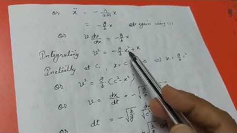 Vertical Motion of Elastic Strings- Certain Problems  - Dr. Neelmani Gupta