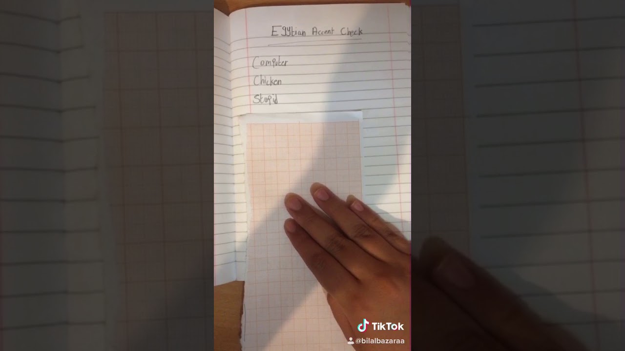 Egyptian accent check YouTube