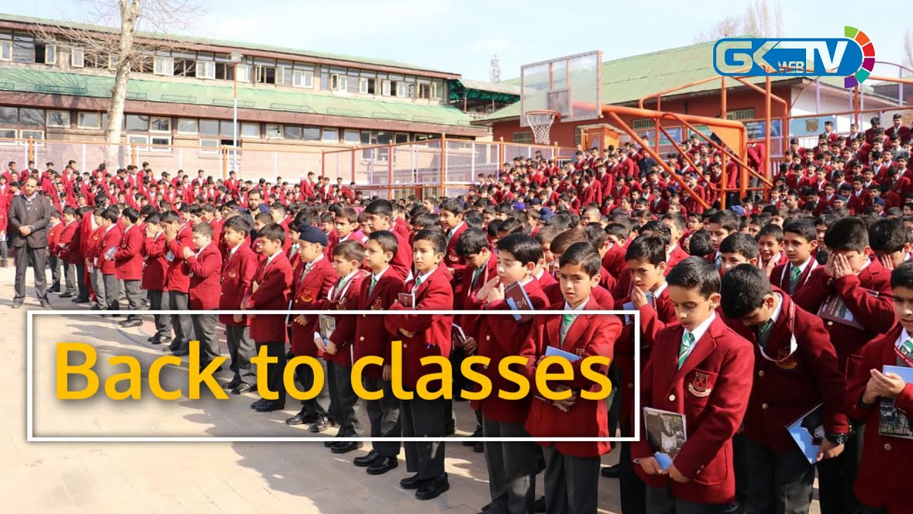 Back to classes: Schools re-open in Kashmir after winter break