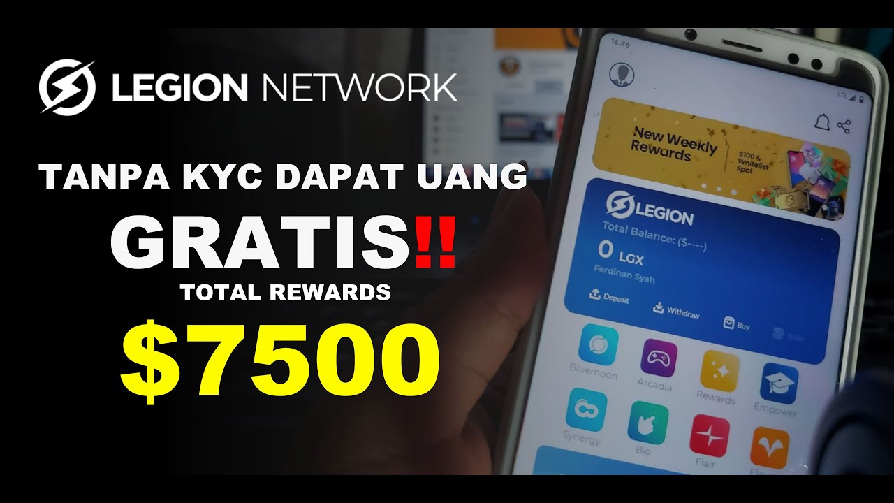 BARU NFT LEGION NETWORK LGX | APLIKASI PENGHASIL UANG HINGGA RIBUAN DOLLAR
