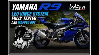 Yamaha R9 Leo Vince exhaust Testing/Mapping results: Flashed by Vcyclenut