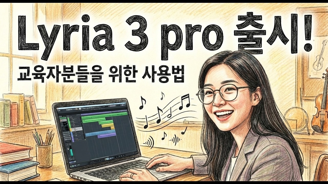 교육자분들을 위한 Lyria 3 pro 사용법 (Gemini 음악 생성 서비스)