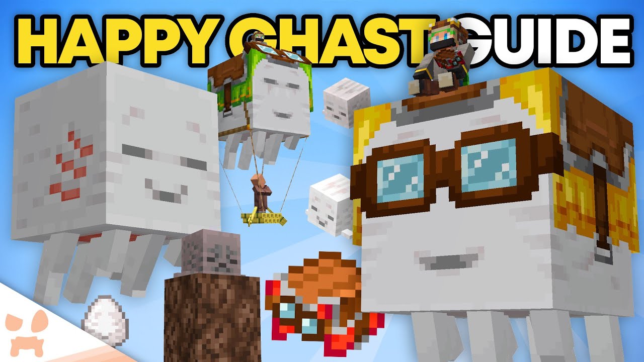 EVERYTHING ABOUT THE HAPPY GHAST IN THE NEW MINECRAFT UPDATE