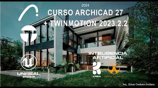 🟥🟥🟥NUEVO CURSO ARCHICAD 27 + TWINMOTION 2023.2.2. ​🟥🟥🟥