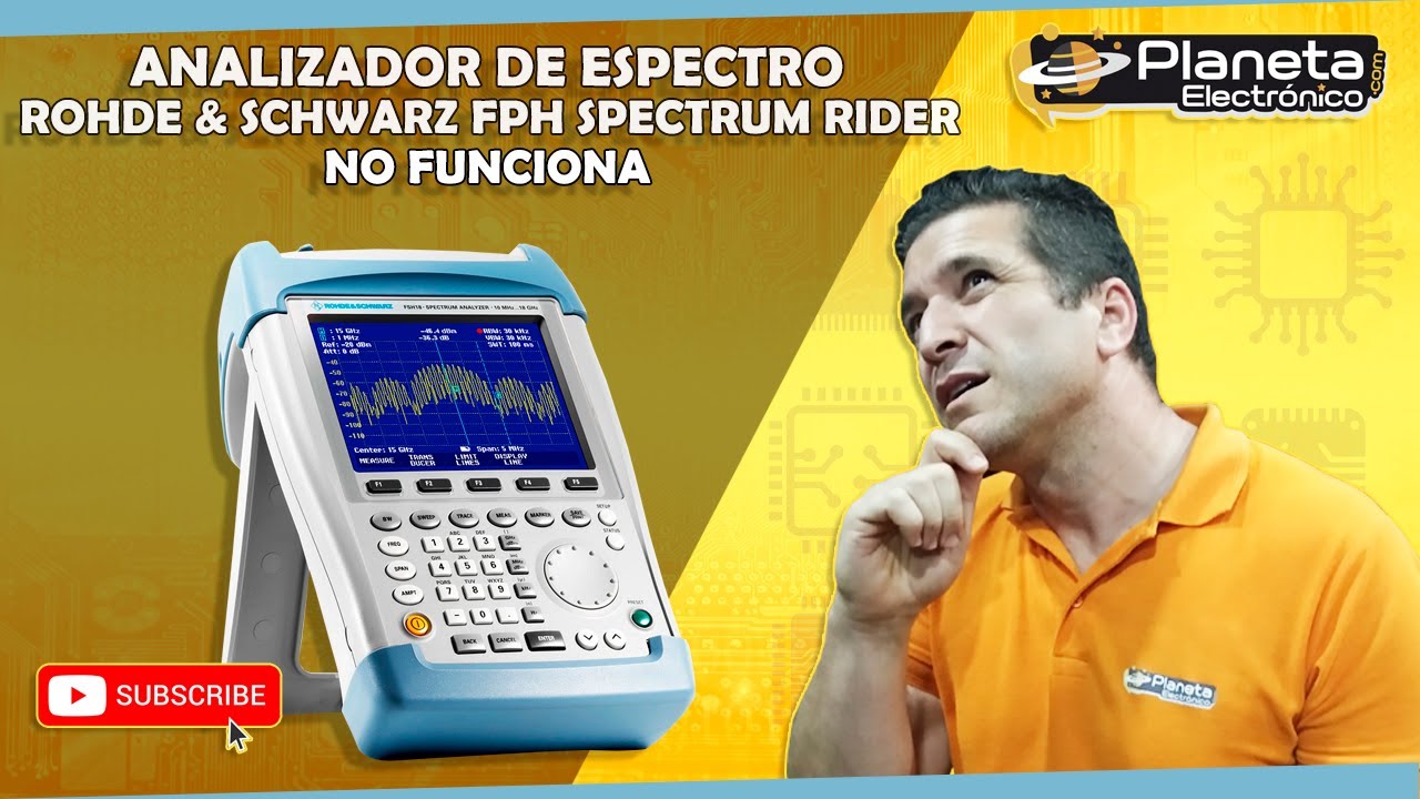 Analizador de espectro Rohde & Schwarz FPH Spectrum Rider NO FUNCIONA ...