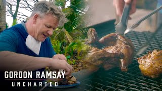 Gordon Ramsay Tries Hawaii's Famous 'HuliHuli Chicken' | Gordon Ramsay: Uncharted