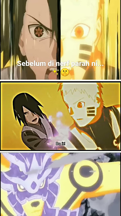 Epic momen Naruto dan Sasuke melawan Momo Chan 💥 kurama x susano'o 🤙