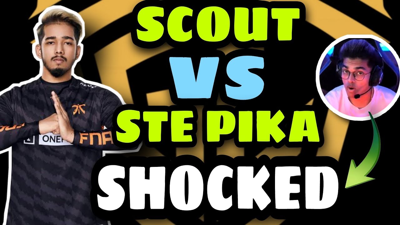 Jonathan shocked on scout vs ste pika pure 1v1 🥶