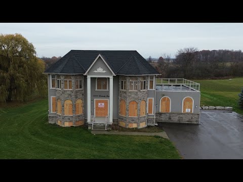 **Built in 2018, ABANDONED in 2025** brand new Luxury MANSION set for demolition 