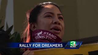Dreamers in Modesto hold rally at Rep. Denham’s office
