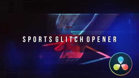 Dynamic Glitch Intro Opener ★ DaVinci Resolve Templates ★