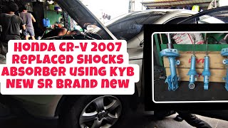Honda CR-V 2007 model replaced shocks absorber using kyb new sr model brand new and  rebuild rnp