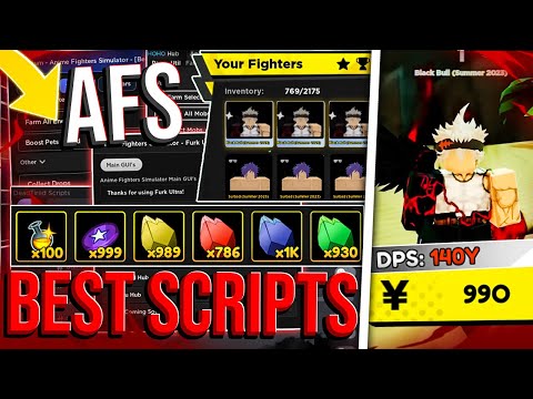 [🏝️UPDATE 39] ROBLOX Anime Fighters Simulator AFS Hack Script GUI: Auto Farm, Dupe Divines! PASTEBIN