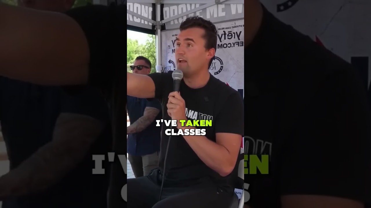 #charliekirk #shorts #interview #debate #viral #trending #motivation thumbnail