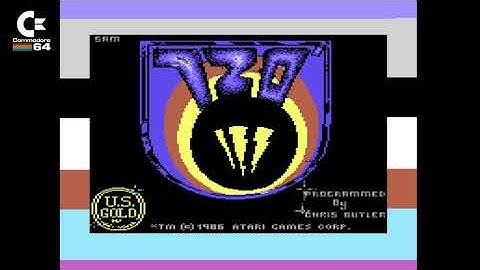 720° (Atari Games 1986) - C64 Loading Screen & Title Menu Archive