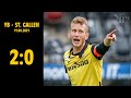 YB St. Gallen | Yb St Gallen 4 3 10 11 2019 Raiffeisen Super League Youtube