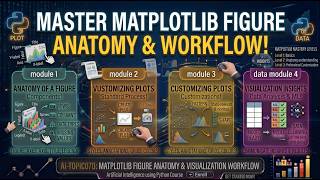 AI Topic 070 | Matplotlib Figure Anatomy & Visualization Workflow | Python Data Visualization