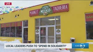 Local leaders push to 'spend in solidarity'