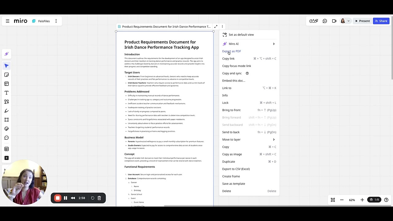 Using Miro AI to Convert Discovery Board Assets into UI Prototypes