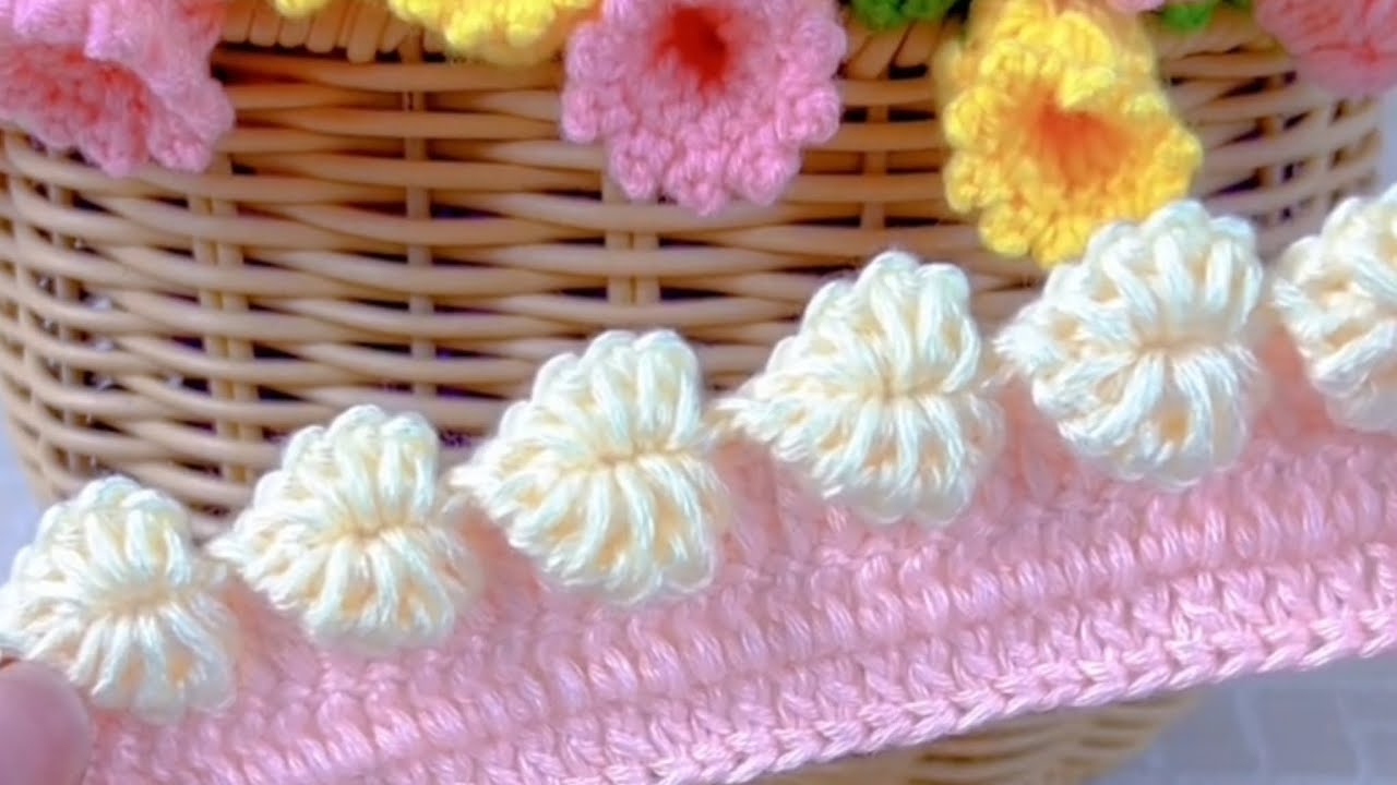 Super Easy ♥️Super Gorgeous💓Crochet Heart Shaped Lace Pattern For Blanket 