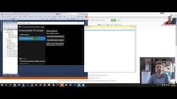 Windows 10 UWP Sample: Contact Picker