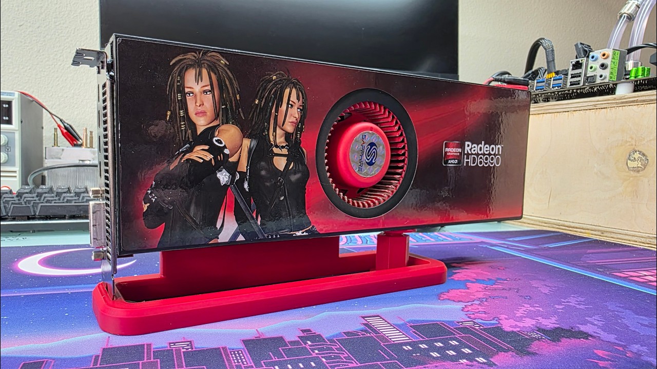 Видеокарта AMD Radeon HD6990 не работает в режиме CrossFireX. Ремонт и тестирование карты.