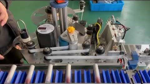 lip gloss bottom labeling machine lipstick tube bottom labeling machine