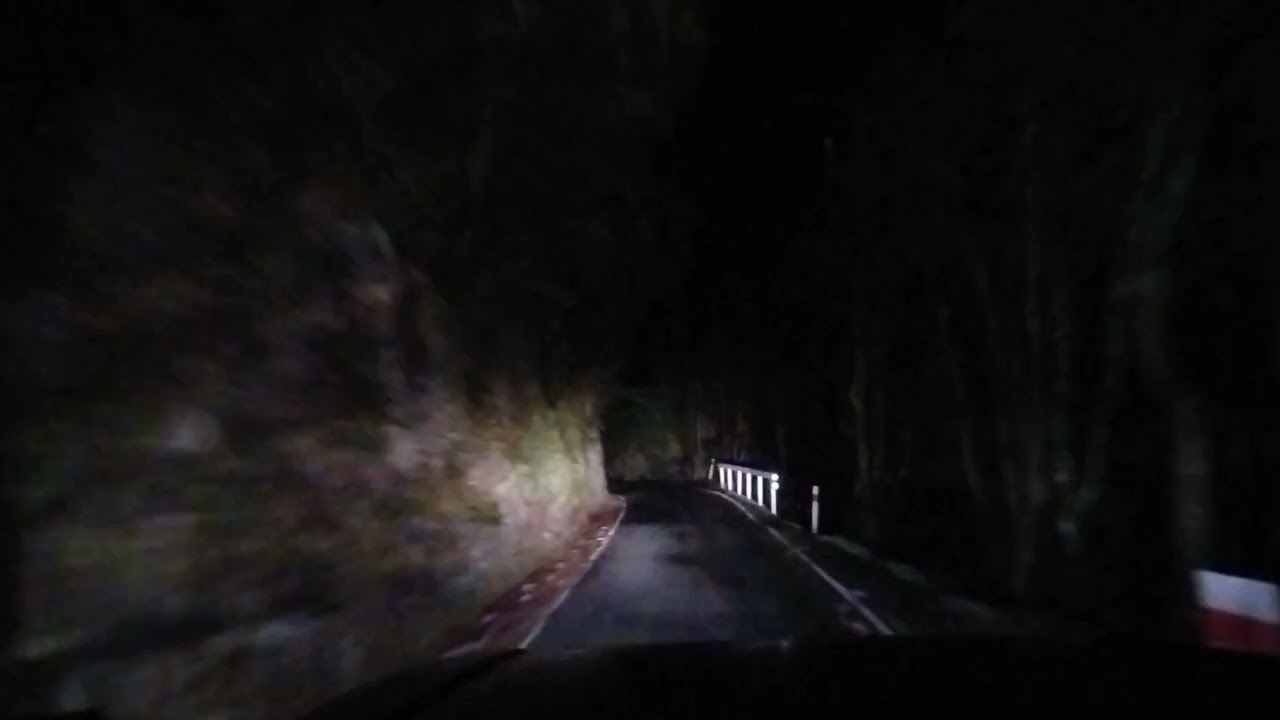 NZ Night forest Drive 92 return - Akatarawa Road Rambles