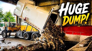 Top 9 EXPLOSIVE Garbage Truck Dumps Satisfying Transfer Station Action
