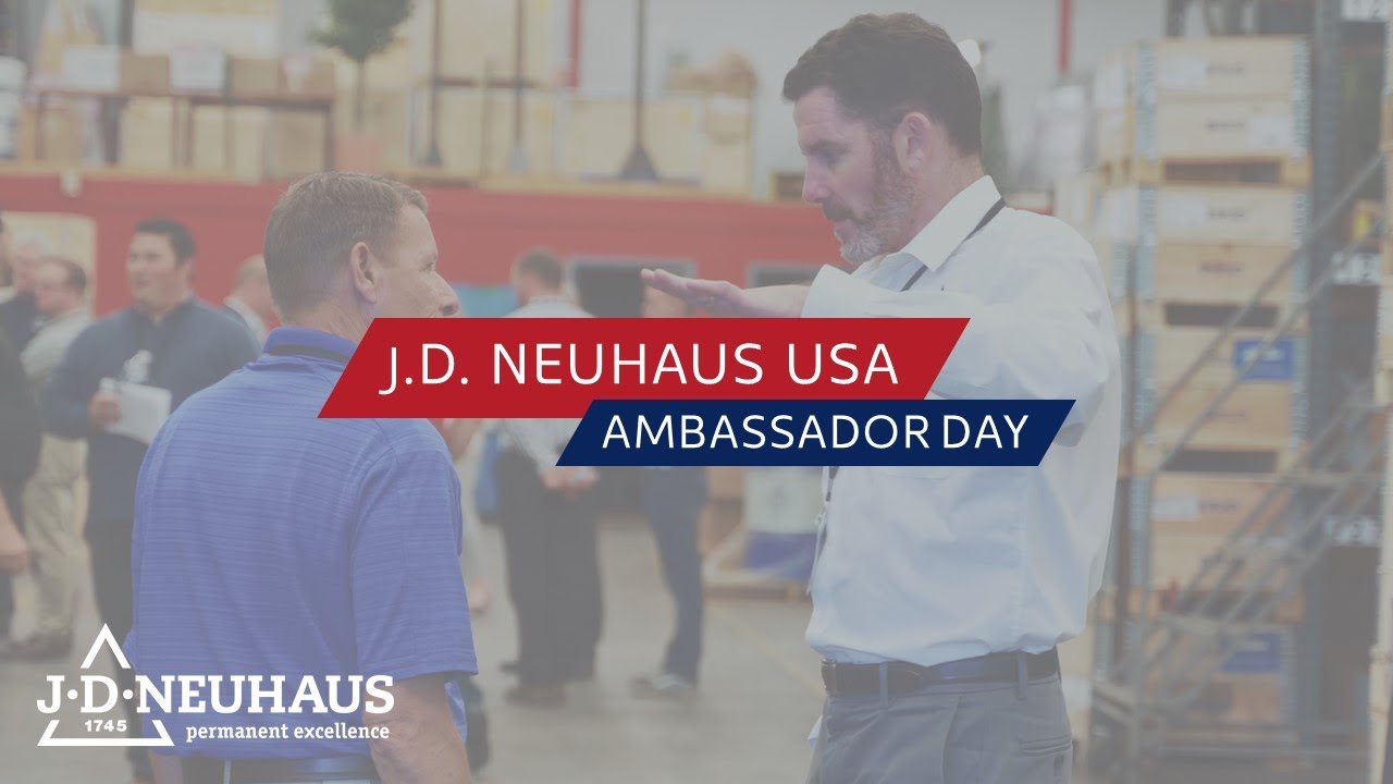 J.D. NEUHAUS Group Ambassador day at JDN USA I English YouTube