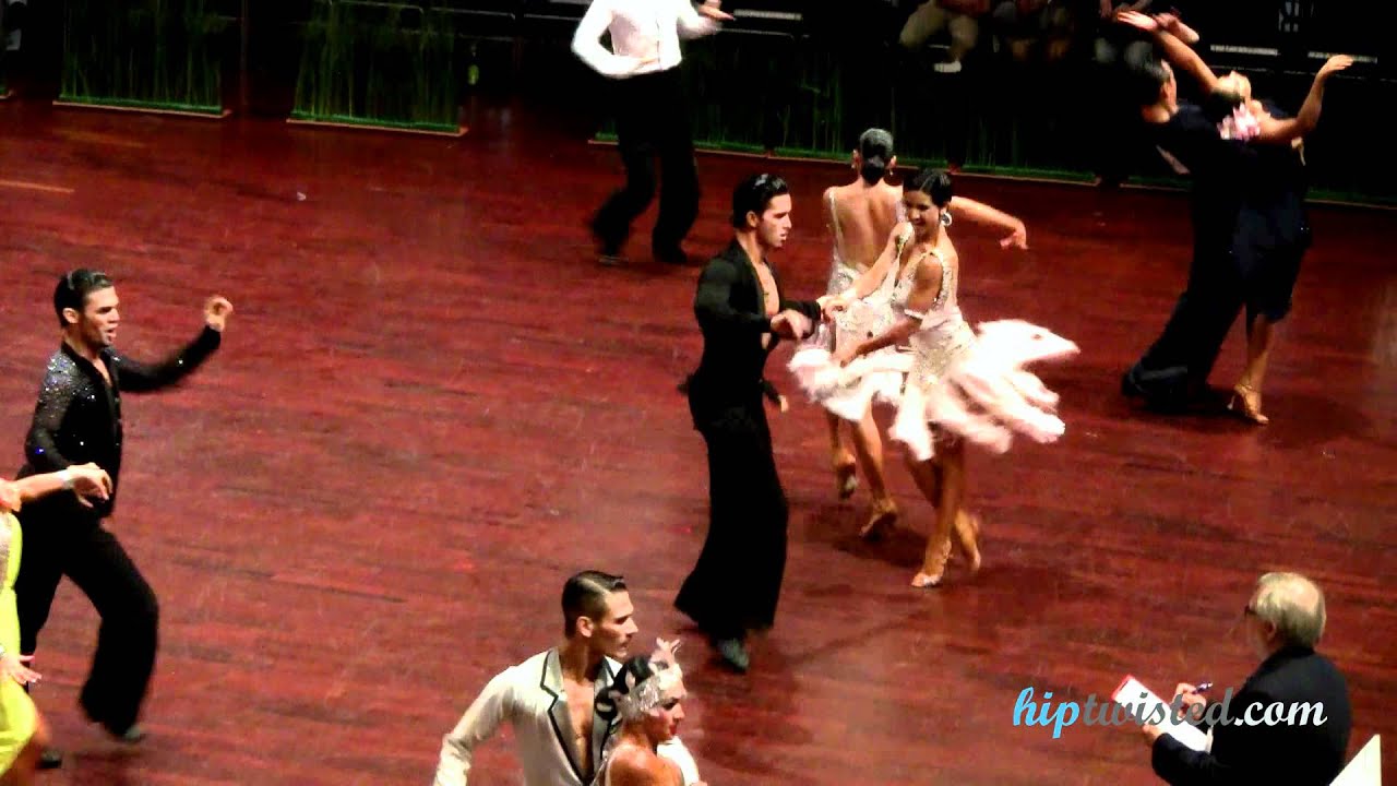 Morten Løwe - Roselina Doneva, m)))motion Mannheim 2012, WDC AL latin, 2. round - samba