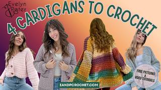 4 Crochet Cardigans You'll Want To Make