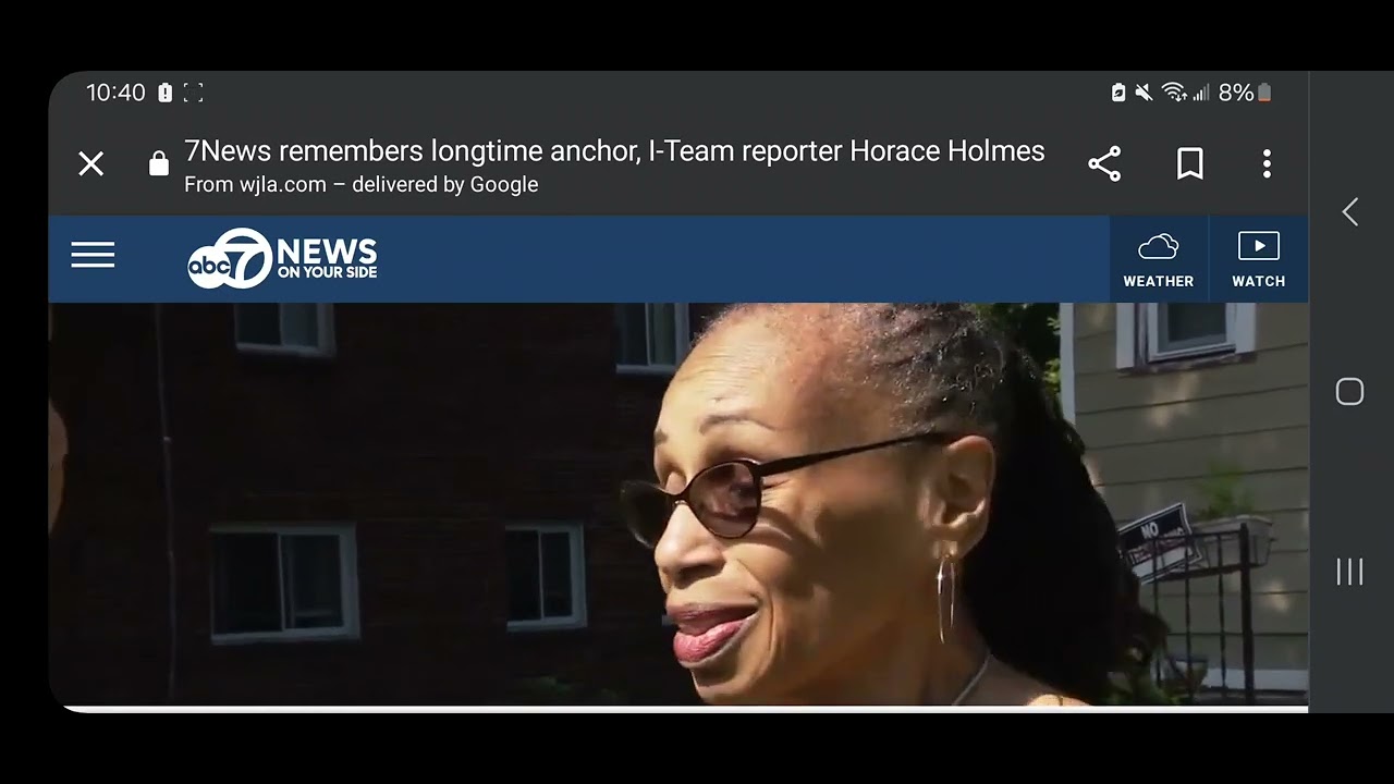 7NewsDC announces the passing of Horace Holmes (December 8, 2023