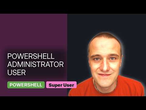 New PowerShell as a user with administrator rights
