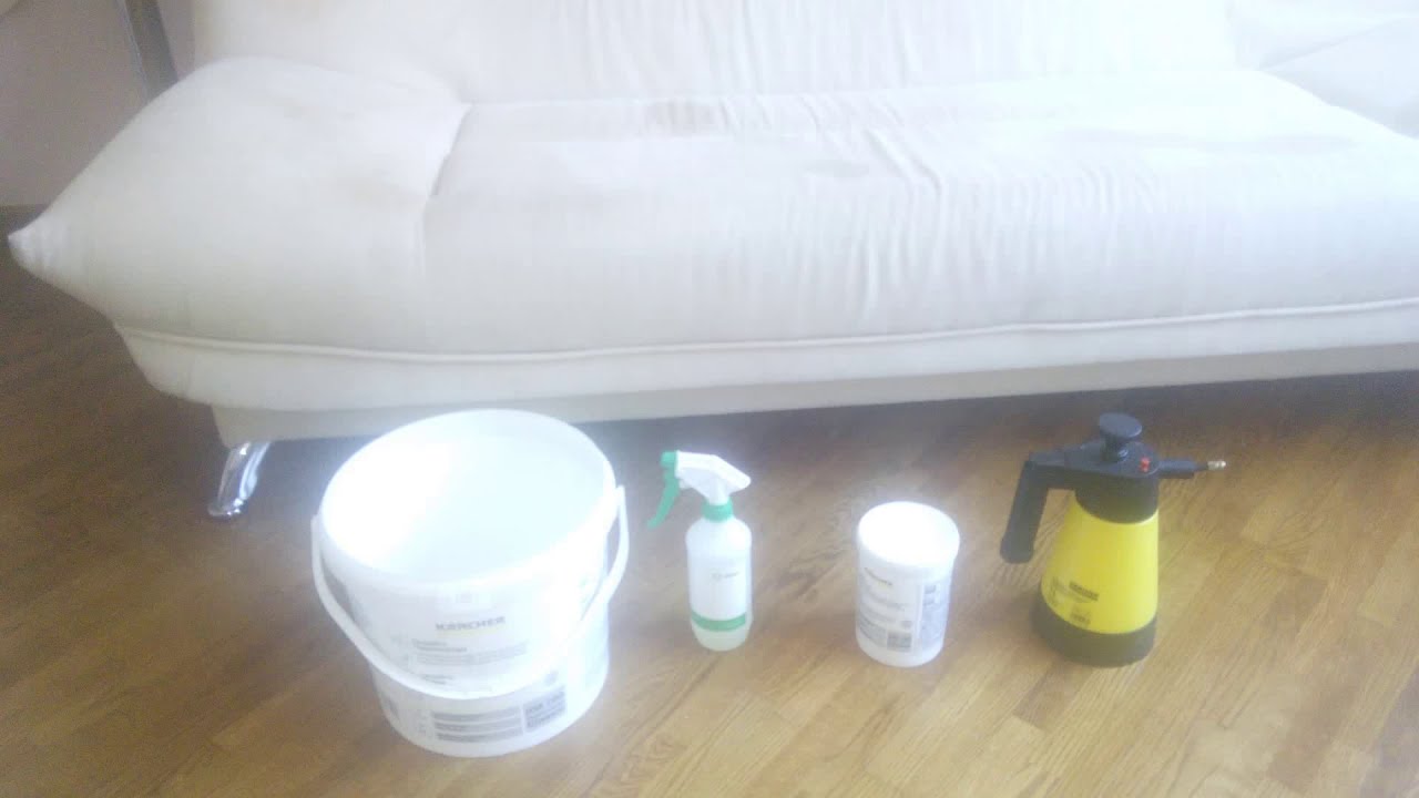 Химчистка дивана моющим пылесосом Karcher Puzzi 100 Super г. Донецк ...