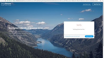 Downloading files from DropSecure