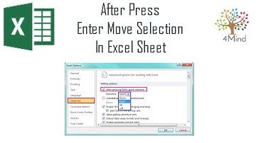 After press enter move selection in EXCEL 2013