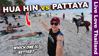 Which One Is The Best In THAILAND | HUA HIN or PATTAYA | Hotels Nightlife & More #livelovethailand