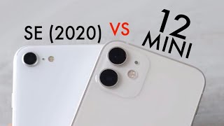 iPhone 12 Mini Vs iPhone SE (2020) CAMERA TEST! (Photo / Video Comparison)