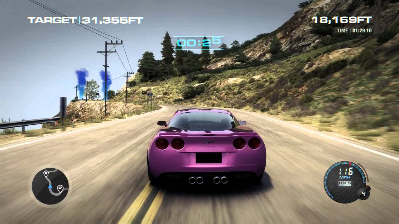 GRID 2: Global Challenge California Pebble Beach Drive Checkpoint Full Course Chevrolet Corvette Z06