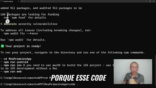 Curso Desenvolvimento Mobile - Abrindo projeto no VSCode