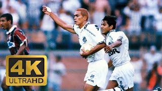 Santos 5x2 Fluminense (1995) | Remasterizado em 4K