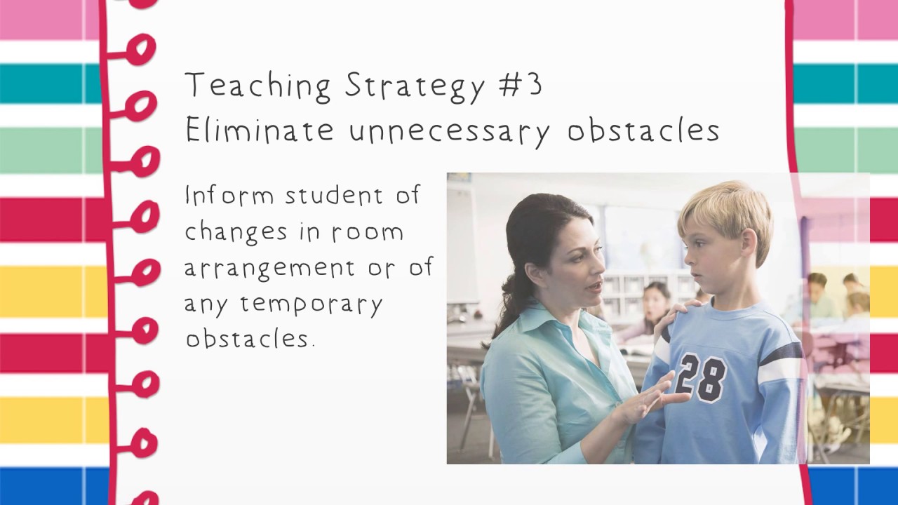 Teaching Strategies for the Visually Impaired by Priscilla and Cristina