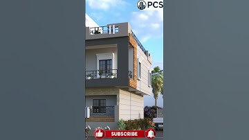 Stylish Modern Duplex | House Front Elevation #shorts  #home #huongdansketchup #frontelevation