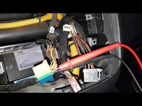 Controles del volante Kia Sportage 2009 (identificar cables y funcionamiento)